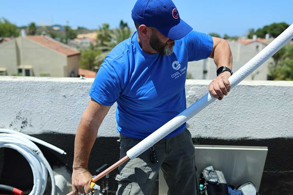 VRF Mitsubishi Electric installation